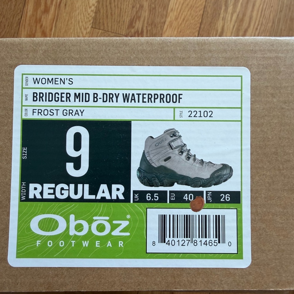 Oboz Women's Lace-Up Hiking Boots — Tan/Olive - Picture 2 of 3